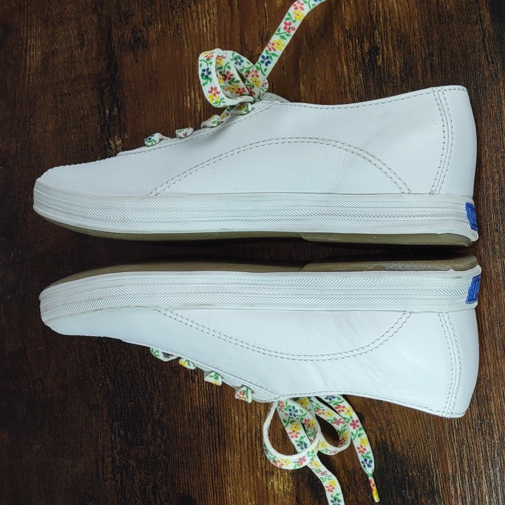❌️ Final Sale•••Keds® Original White Leather Lace-up Sneakers - Picture 9 of 12